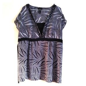 🌞Lane Bryant Plus Size Embellished Top with Tie